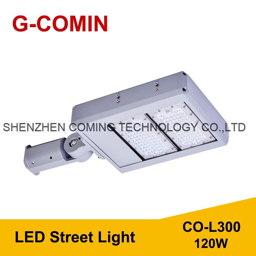 LED Street Light L300 120W 130LM W Aluminum cooling fin High Luminous Flux