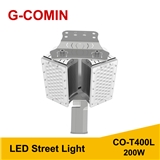 LED Street Light T400L 200W 160LM W Aluminum cooling fin High Luminous Flux