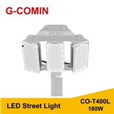 LED Street Light T400L 180W 160LM W Aluminum cooling fin High Luminous Flux