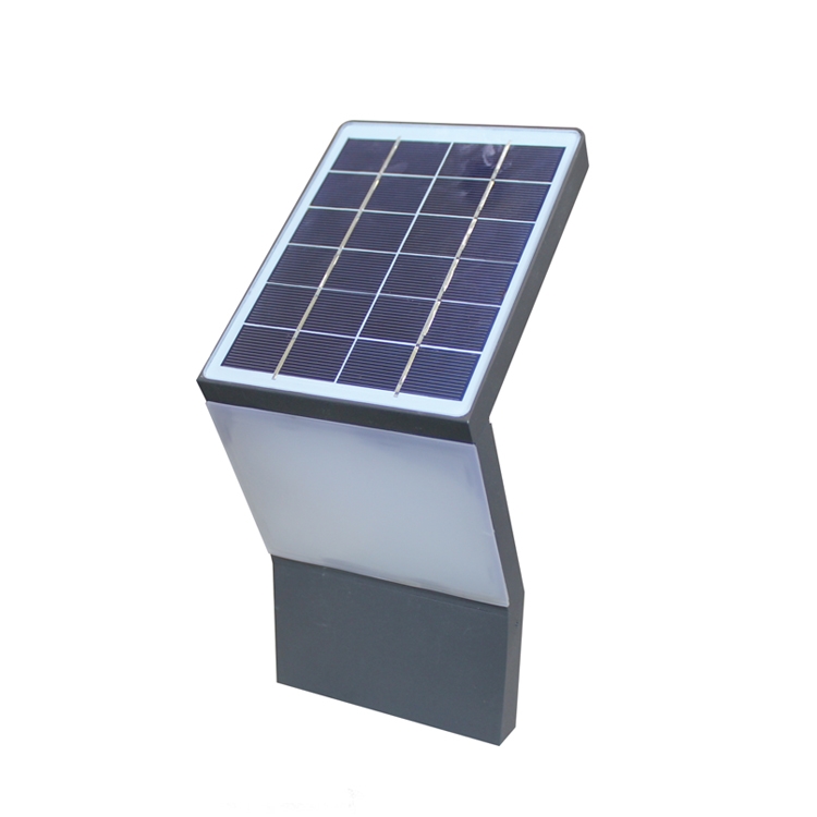 3W 200LM 5.5V 3W Solar Panel Outdoor LED Solar Light Garden Wall Lamp