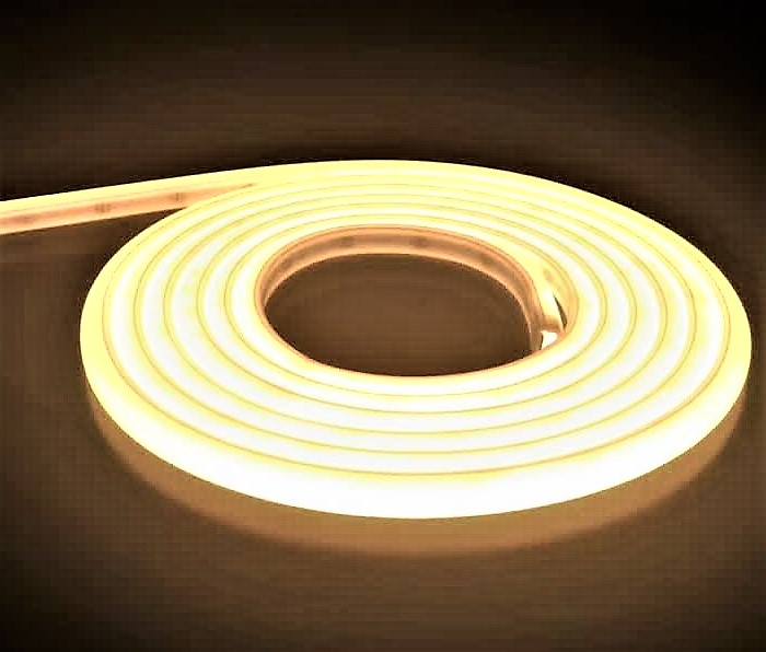 21 Silicon double extruded cuvre and front lighting flexible led strip series