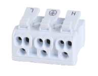 Luminaire pushwire connector