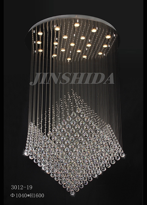 Crystal Light Stair Light Ceiling Lamp Canopy Light