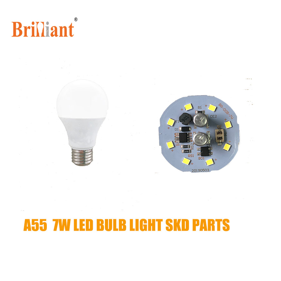SKD BULB LIGHTS 2835 DOB 7W 176-264VAC LED Module for bulb light
