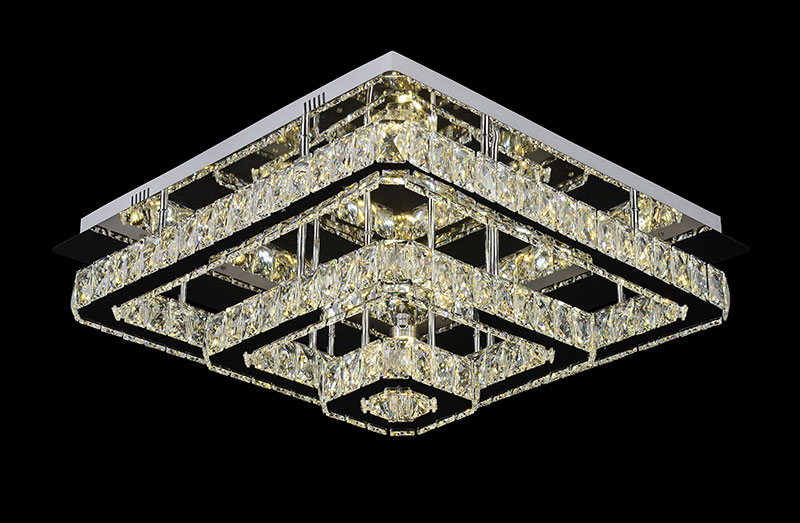 2021 classic square LED crystal ceiling lamp decorative lightings