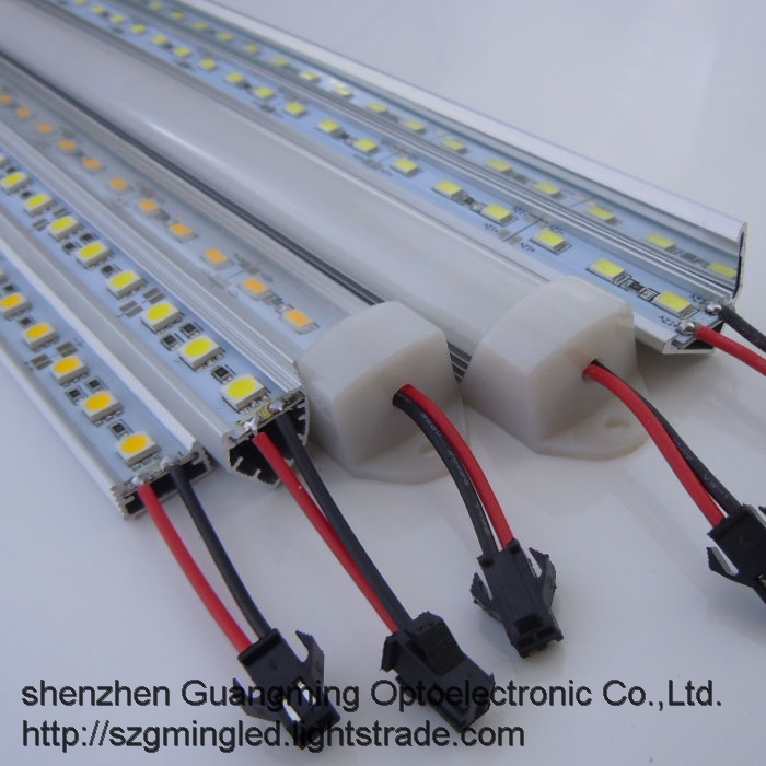 5050 led light bar 5050 SMD 60LEDs 50cm LED Rigid Strip DC 12V 5050 LED Tube Hard LED Strip with alu
