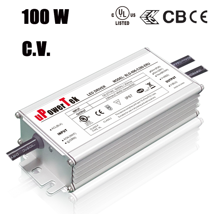 UL Certified DALI Dimmable Constant Voltage 100W 12V 24V 36V 48V LED Driver