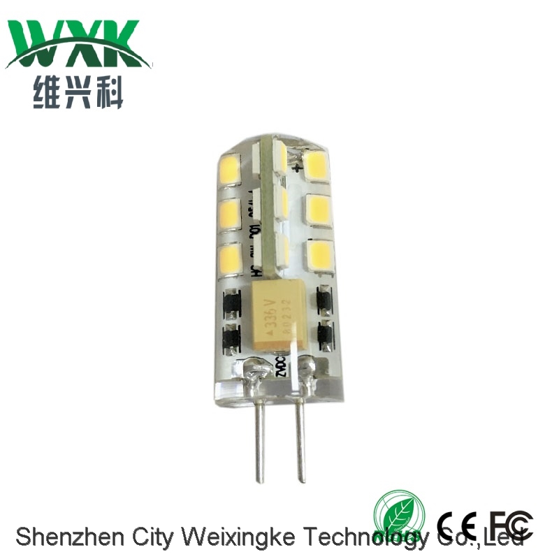 G4 LED Lamp ACDC12V 2.5W silicone Corn led Bulb crystal chandelier 3014SMD Spotlight White