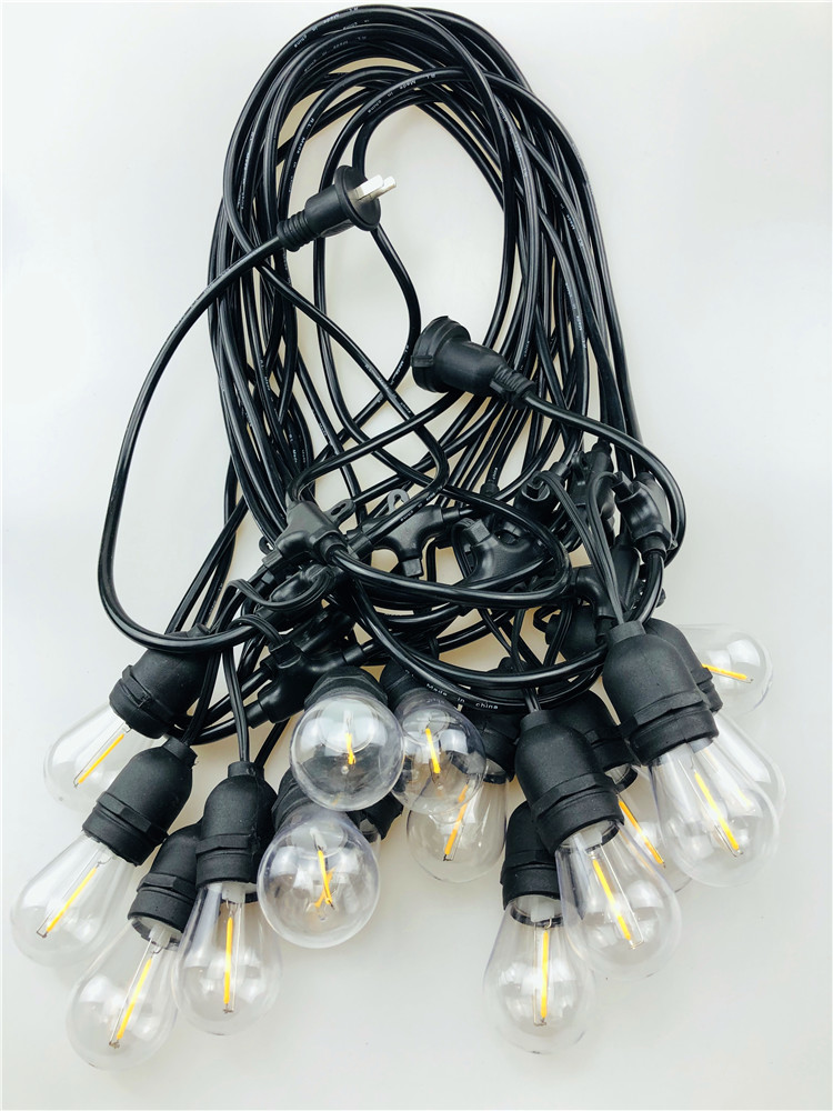 S14 E27 belt light holders led christmas lamp lights 0.4W led filament bulb