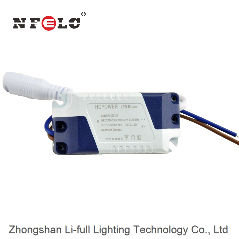 BIS certificate High PF withstand 3.75KV voltage surge protection 4-7W 300mA isolated LED driver