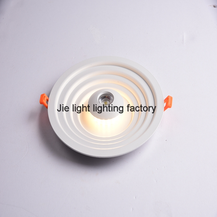 New item aluminium 3D panel light sport light down light COB+SMD 3color RGB 3steps LED panel light
