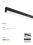 OFC KD916 European style led office suspension lamp 220v