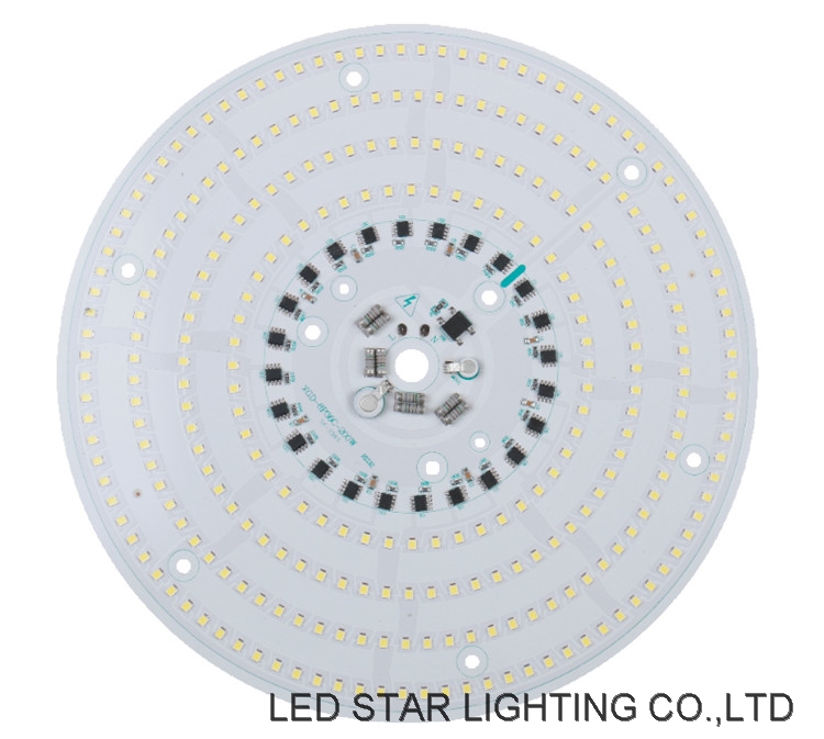 High lumen CRI80 AC DOB MCPCB with LED source and ic driver for 200W UFO highbay Light