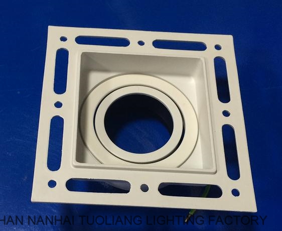 China supplier CE commercial recessed anti glare Down Lights pure aluminium Spot Lights Shell