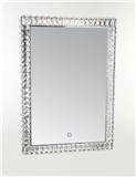 China Manufacturer New Design LED Crystal Bathroom Decorative Mirrors