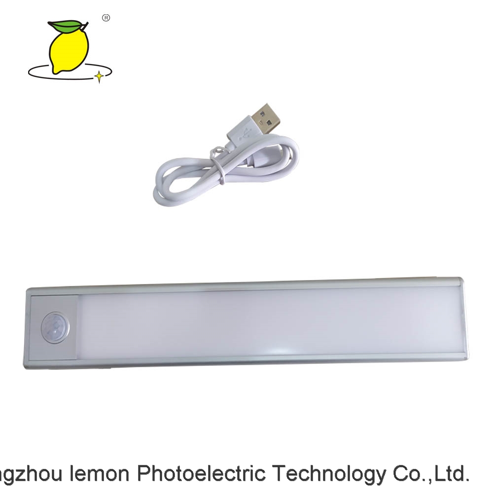 High brightness USB rechargeable led automatic cabinet light