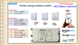 Smart Controller WiFi+Kinetic Energy Wireless Switch