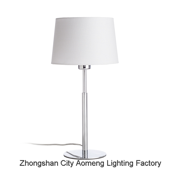Table lamp AOMENG Made in China Cheap price white desk light touch lamp for project hotel wholesale