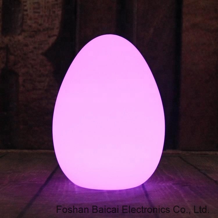 Nightclub rechargeable led table lamp led egg
