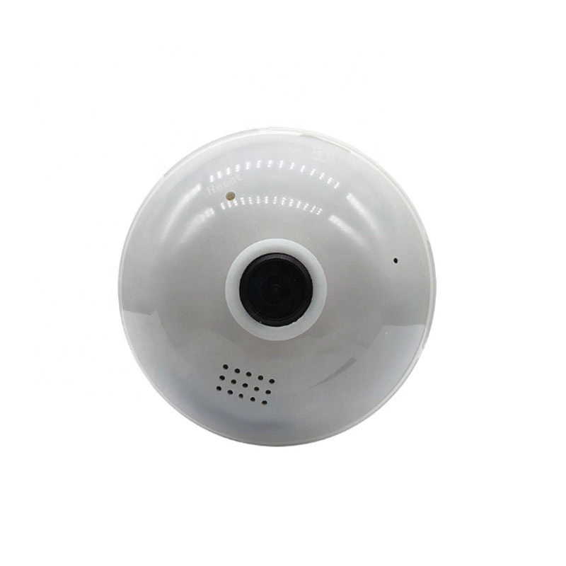 Fisheye wifi panorama Ip Mini video security hidden digital camera surveillance 360 degree lightbulb