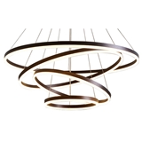 china large acrylic hotels remote ring lighting fixtures led dimmable circular modern chandelier