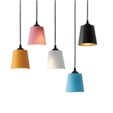 Modern Glass And Iron Material E27 Hanging Pendant Light