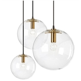 Modern Nordic Design Glass Bubble Hanging Pendant Lamp