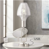 Hotel furniture USB charging table lamp