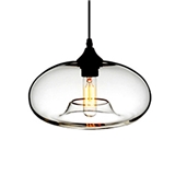 Custom Decorative Industrial Vintage Blown Colored Glass Pendant Ceiling Light Lamp