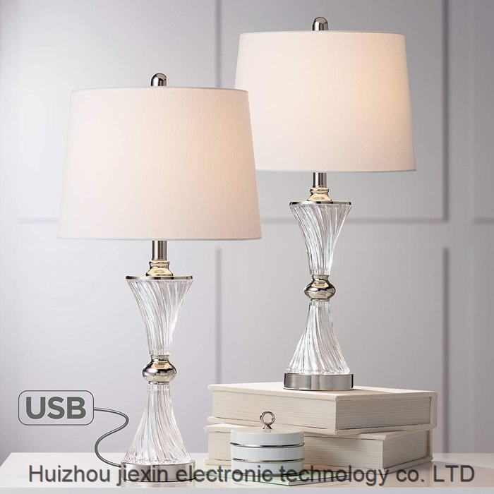 modern minimalist living room bedroom bedside USB charging desk lamp metal study creative lam