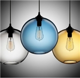Nordic Glass Ball Pendant Lights Modern Industriel Lamp Hanging Lamp Lustre Luxury Glod Art Kitchen