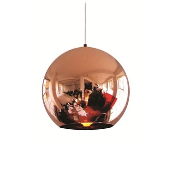 Nordic Design Modern Glass Decorative Red Silver Yellow Chandelier Hanging Pendant Lamps for Home