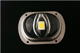 led 150*80 degree beam angle optical glass 95mm*71mm asymmetry lens for cree cob cxb3590