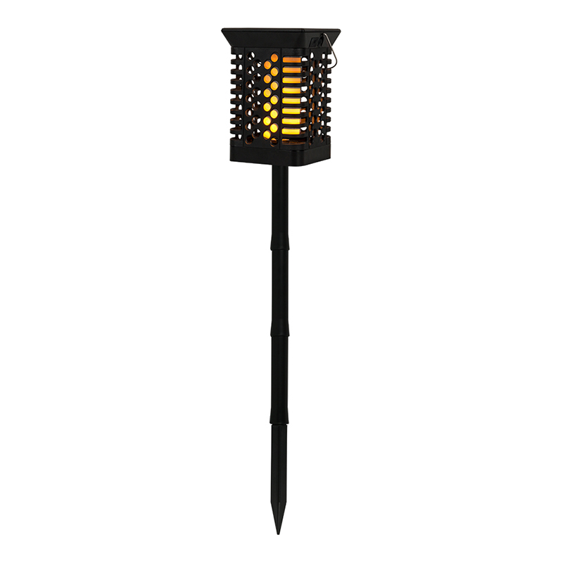 2020 New design Flickering Flames Light Leds lantern with long stake Outdoor garden