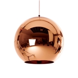 Copper led hanging lamp bar home decor globe ball lamp glass