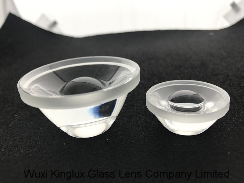 Narrow Beam Optical Led Cob Tir Lens 50mm