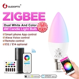 ZigBee candle light zll RGB + CCT led supports Amazon echo plus app voice control