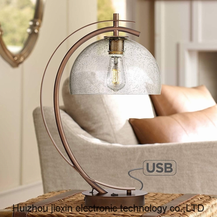 Foreign trade export modern minimalist living room bedroom bedside USB charging hotel desk lamp