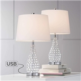 Postmodern foreign trade supply modern minimalist crystal hotel table lamp bedside personality resta