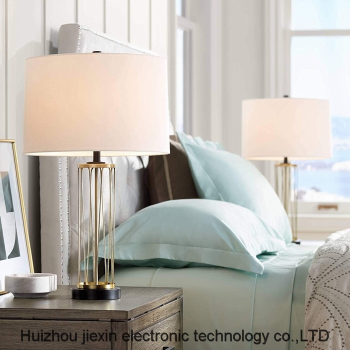 Foreign trade supply modern minimalist USB charging golden creative hotel desk lamp
