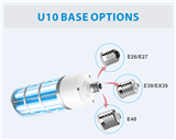 e26 e27 ozone-free UV lamp sterilizer CE FCC UL FDA 360 degree disinfection performance