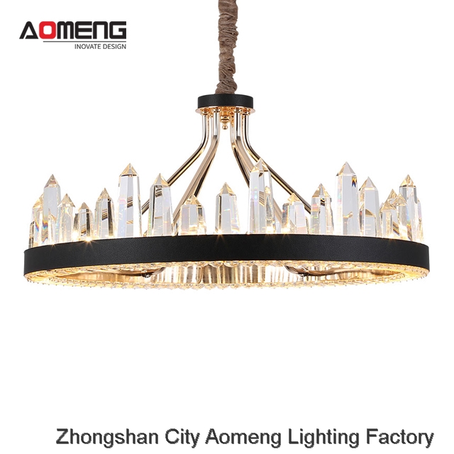 Pendant lamp AOMENG Modern lamp LED crystal chandelier lights pendant lamps for Villa led loft lamp