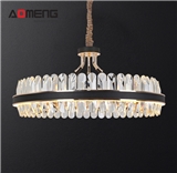 Pendant light AOMENG Design indoor crystal lights modern crystal chandelier crystal ceiling lighting