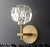 Wall lamp AOMENG High Quality Wholesale plated brass home decor Vintage metal bedroom wall lights