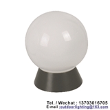 Round Ball Outdoor Garden Lights with E27 Ceramic Holder (Garden Lantern Lights Post Lamp)