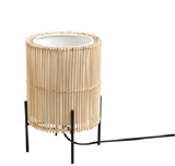 Natural rattan table lamp