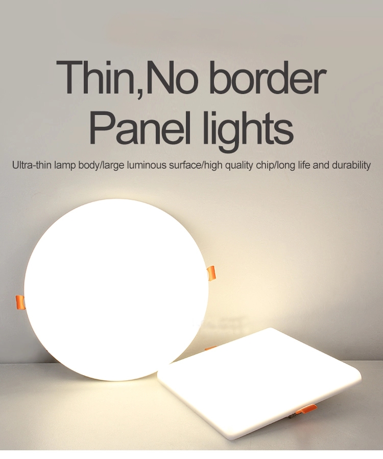 thin no border panel light no frame ceiling light