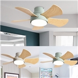 European and American style North European fan lamp simple ceiling fan LED lamp
