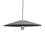 Thermoforming recycled PET felt ceiling lamp shade non woven felt fabric pendant lamp for restaurant