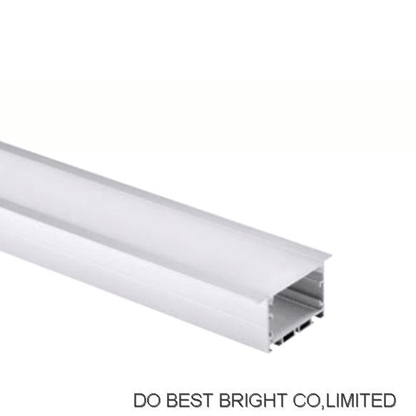 embedded aluminum linear profile for led lighting